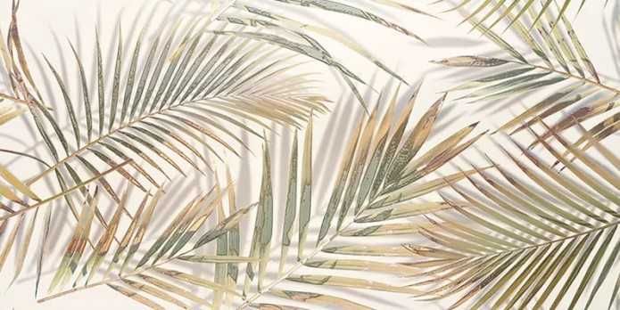Płytka gresowa dekor ścienny Misteria palm 59,8x119,8 gat. I