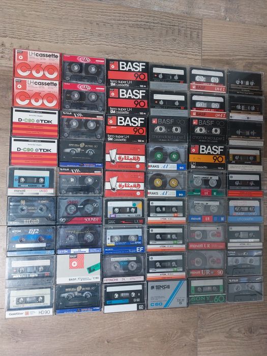 Аудиокассеты Denon, Maxell, Sony, JVC, TDK, SANA