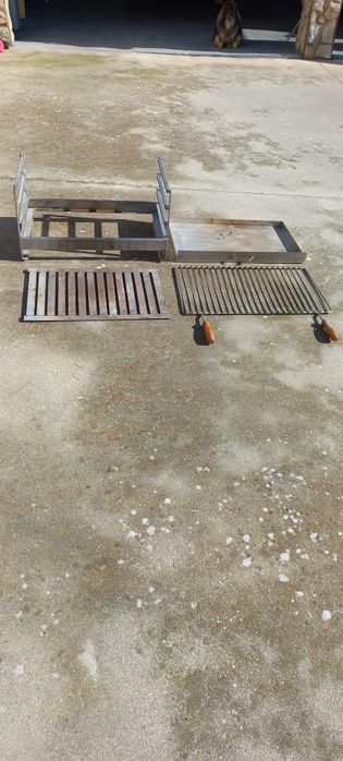 Grelhador para churrasqueira inox