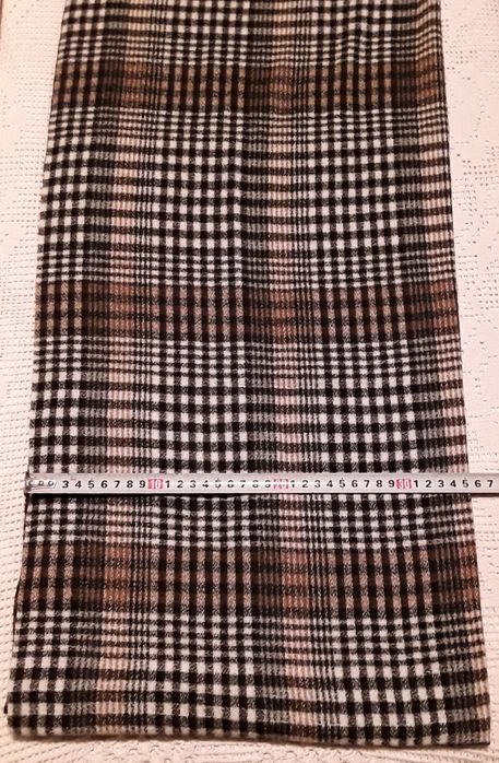 Echarpe grande em xadrez, unissexo, nova com etiqueta