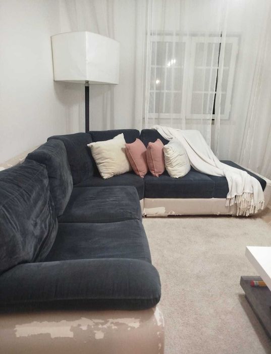 Sofa em L de grande acabamento e qualidade