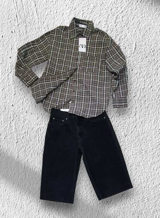 Нова картата сорочка Zara zw collection. Клітина-хіт сезону!