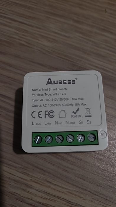 Tuya smart switch Aubess реле wifi