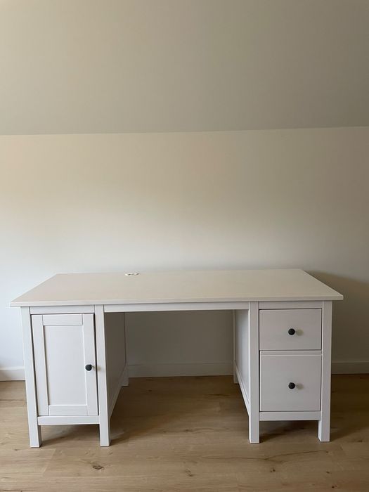 Biurko Hemnes IKEA białe szafka szuflady jak nowe