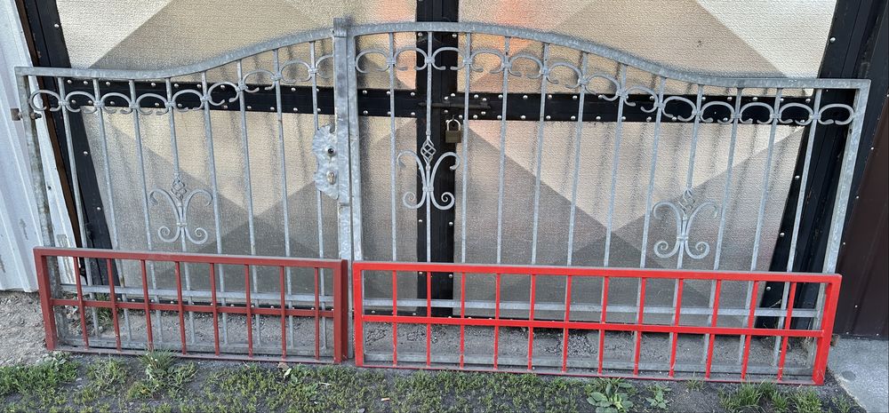 Brama wjazdowa stalowa dwuskrzydłowa 3 metry