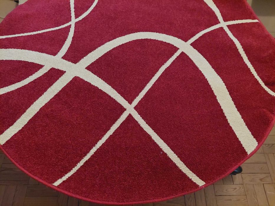 Tapete redondo textil nacional