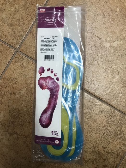 Wkładki na dolegliwości bólowe stop i stawów