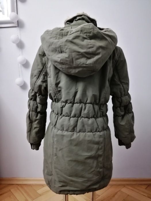 YIGGA - Fajna Dziewczęca Kurtka, Parka Ocieplana Puchowa 134