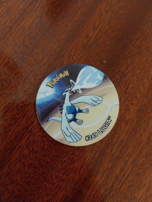 Lugia 249, Pokémon Tazos League, raro, edição limitada, vintage