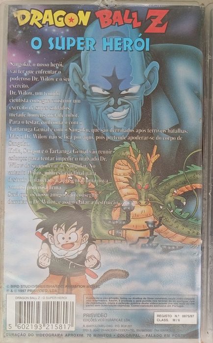 VHS Dragon Ball Z O Super Herói