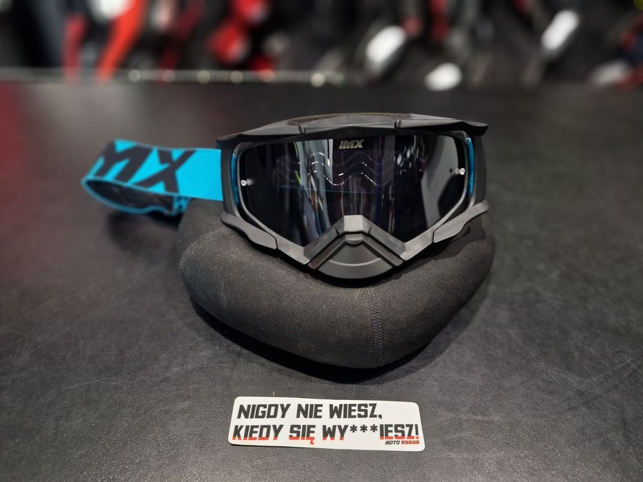 MotoSzafa Gogle motocyklowe IMX (2 SZYBY W ZESTAWIE) !gratisy/raty!