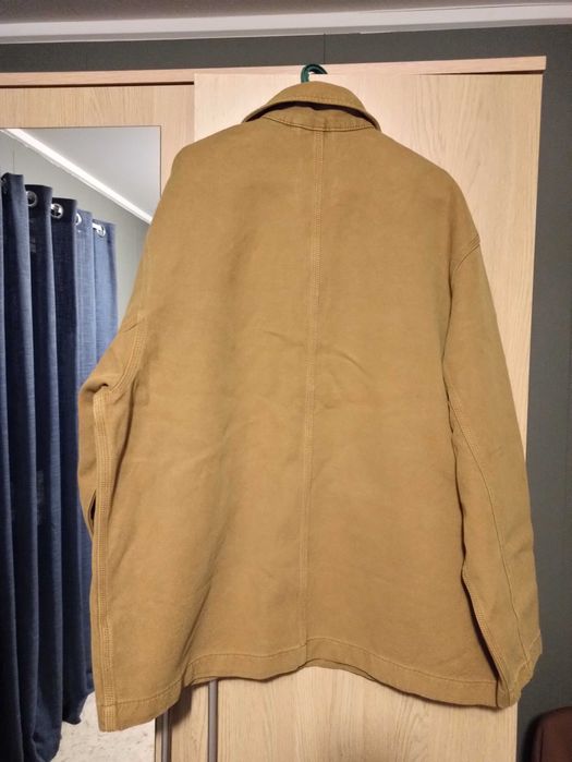 Джинсовая плотная куртка H&M р. М (укр.50-52), цвет песочный