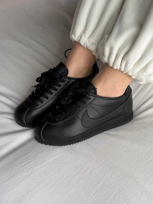 !WOW! Nike Cortez black leather |37-45