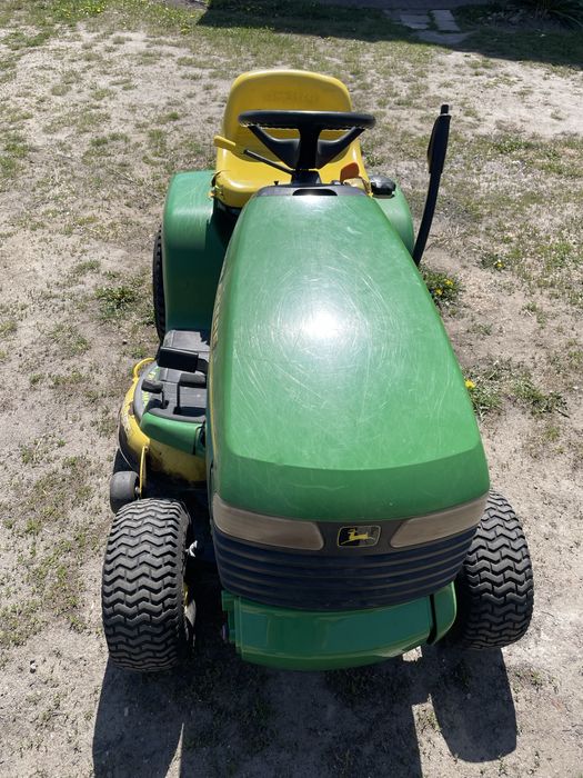 Traktorek kosiarka John Deere mulczer.