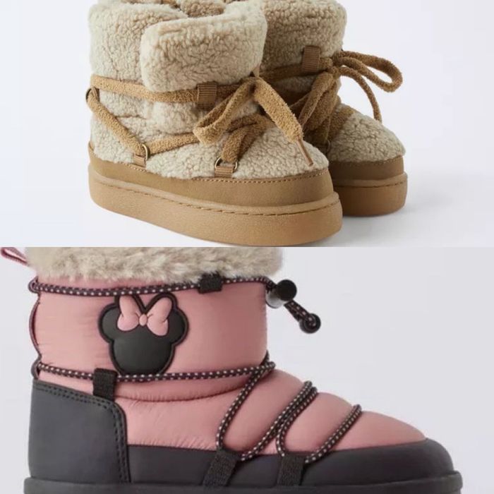 ZARA 23,24,25,26,27,28,29 унти дутики взуття сапоги унты чоботи