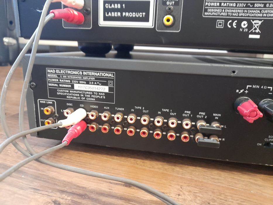 Wzmacniacz NAD C 350  CD NAD C 521 BEE