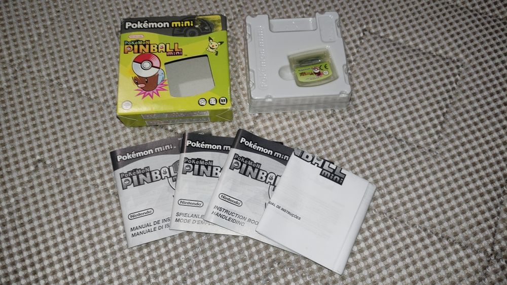 Jogo completo Pinball Mini para Pokémon mini consola