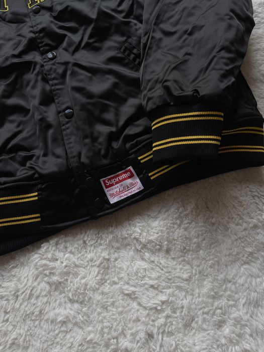 Kurtka Supreme x Mitchell & Ness Satin Varsity Jacket