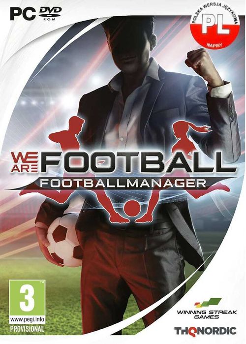 Gra We are Football Manager PC PL wersja pudełkowa płyta NOWA prezent
