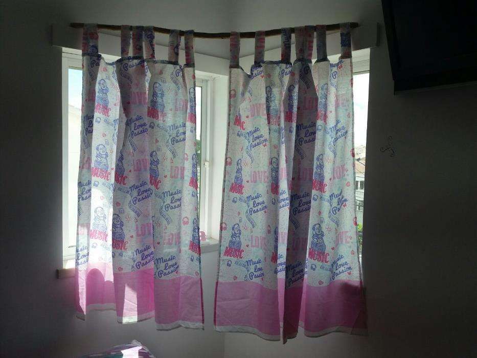 Cortinado e colcha violetta