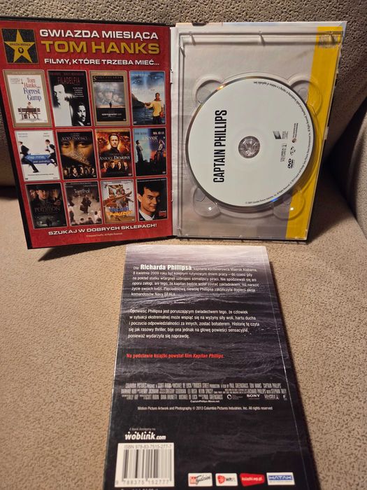 Bestselerowa powieść - KAPITAN NA SŁUZBIE + płyta CD KAPITAN PHILLIPS