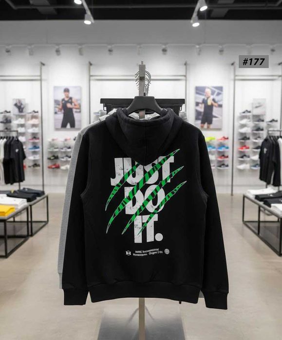 Биг Лого Принт — Мужская Кофта Nike Jordan — Найк Худи TAKEDOWN