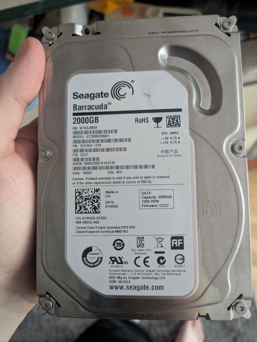 seagate barracuda 2tb - купить комплектующие для ПК - Цена на OLX.ua