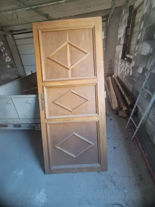 Drzwi drewniane dębowe wewnętrzne 80