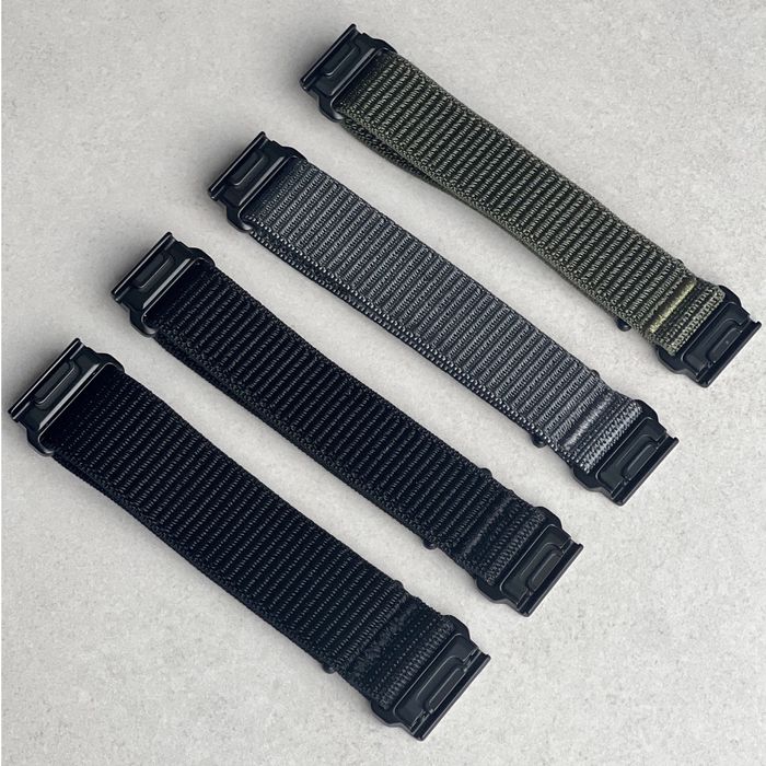 Нейлоновий ремінець на липучці для Garmin QuickFit 22 / 26мм браслет