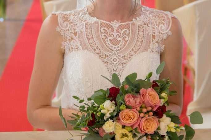 Suknia ślubna JUSTIN ALEXANDER r.36 salon WHITE, Stan IDEALNY!!!