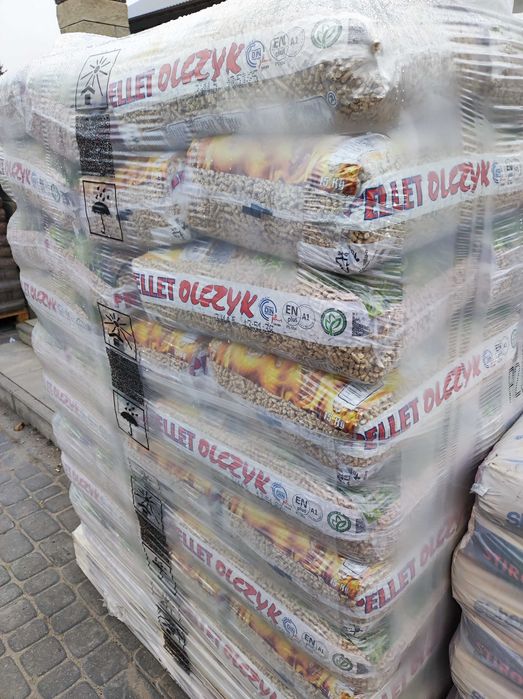 Pellet Olczyk ENplus A1 premium wysoka kaloryczność niska ilość popiołu