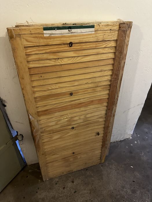 4 drzwi lamelowe sosnowe drzwi żaluzjowe 100x49 fronty ażurowe