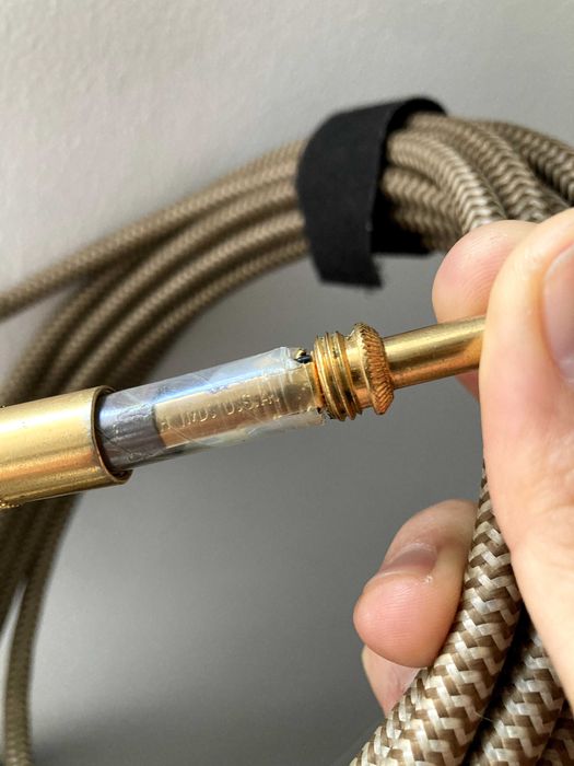 Cabo de Instrumento Profissional (Made in USA) - Fichas G&H Gold