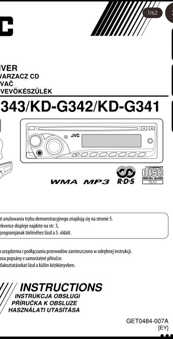 JVC KD-G342 Radio samochodowe