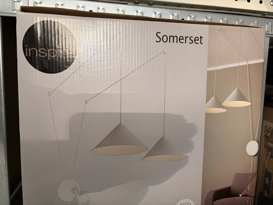 Inspire Lampa Wisząca Somerset Biała