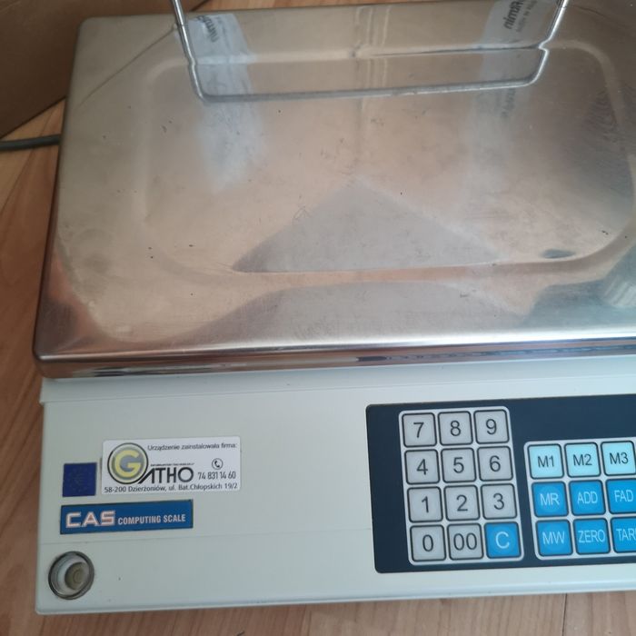 Waga elektroniczna do 15 kg GAS