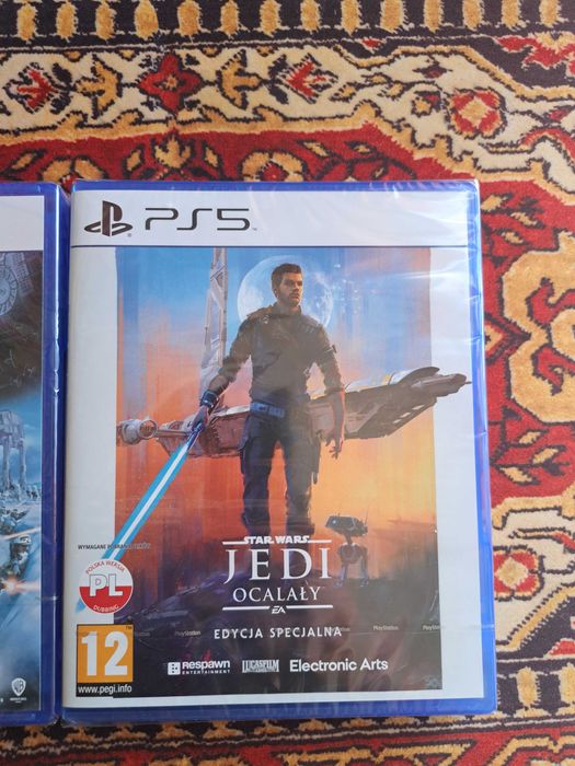 2 NOWE GRY PS5!! (star wars) z paragonem !