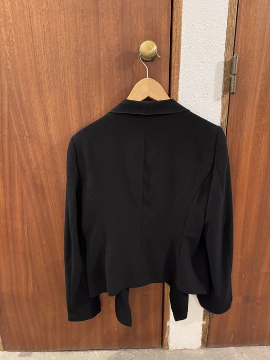 Casaco Curto Preto Zara