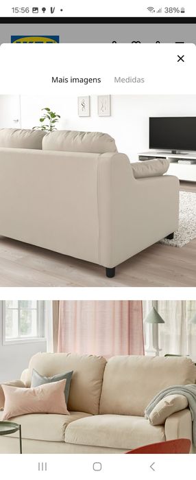 Sofá 3 lugares, IKEA