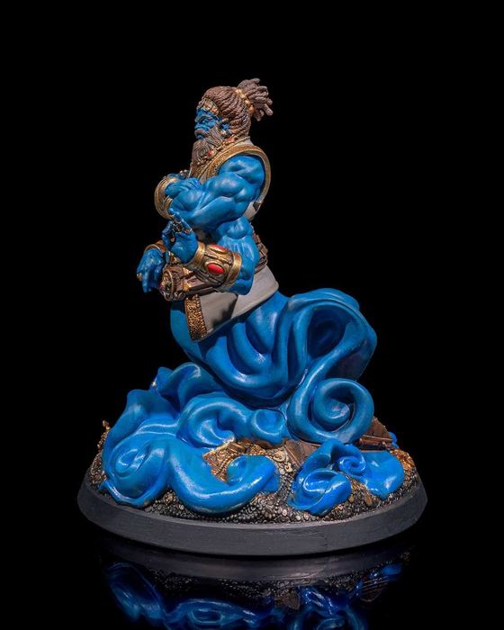 Dżin Figurka 32mm 14K zgodna z D&D