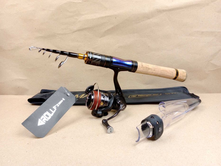 Спінинг УЛЬТРАЛАЙТ котушка рибалки спиннинг удочка окуня катушка щуки