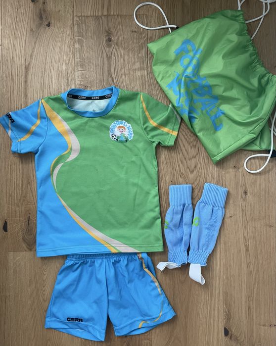 Strój piłkarski Fottbal Kids 98 rozmiar z workiem