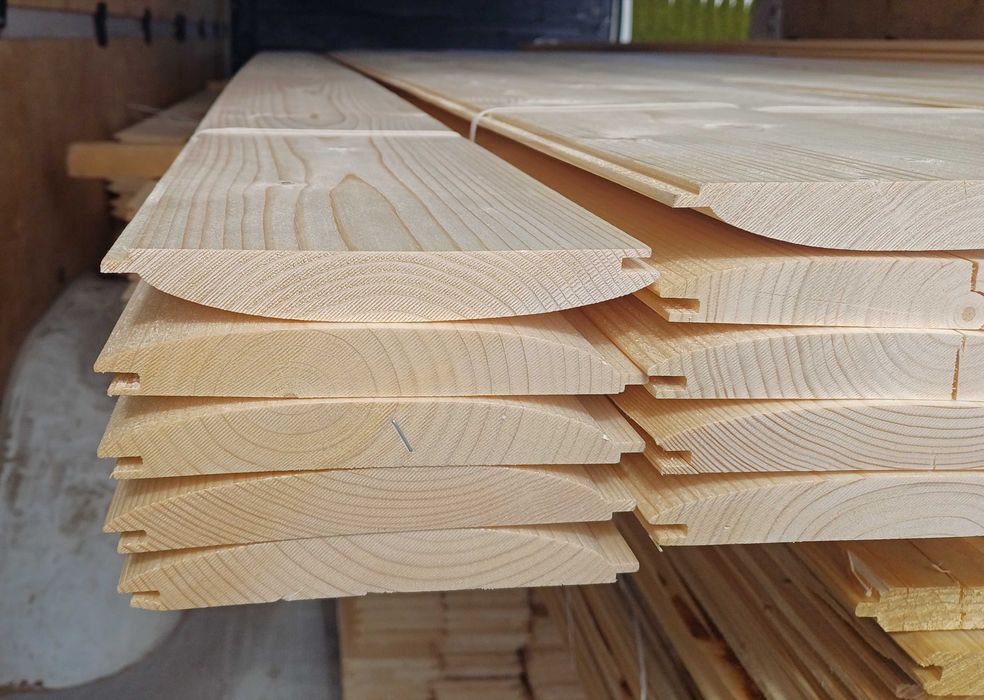 Deska tarasowa elewacyjna podłogowa podbitka półbal kantówka szalówka