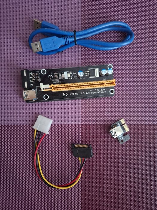 Райзер - (PCI-E 1x to 16х) ver.006С
