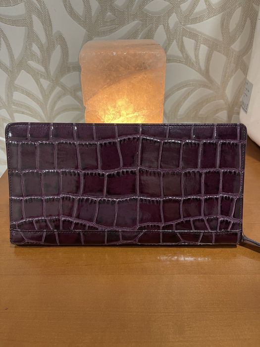 Кожаный кошелек  клатч Marks Spencer