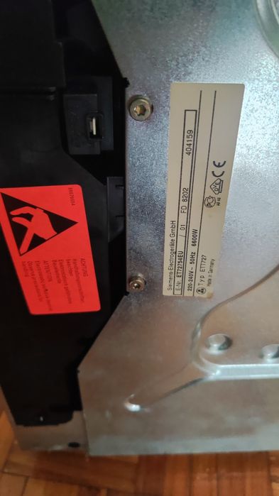 Placa vitroceramica Siemens