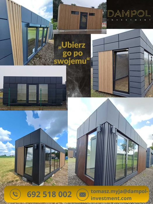 Pawilon/Kontener 7×3 m – nowoczesny, produkcja Polska, różne modele