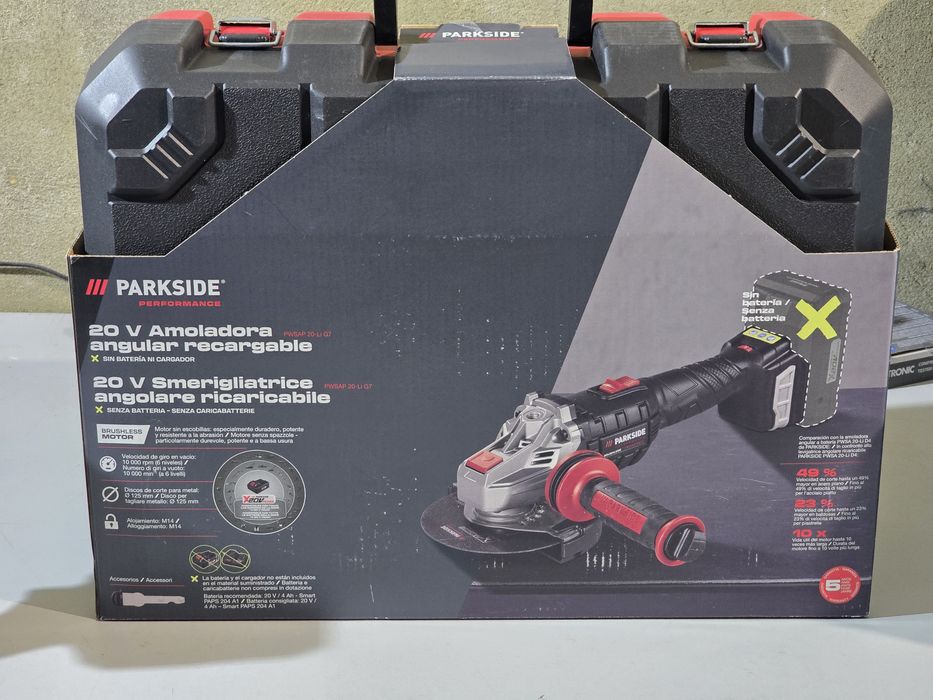 Retificadora / Rebarbadora 20v parkside