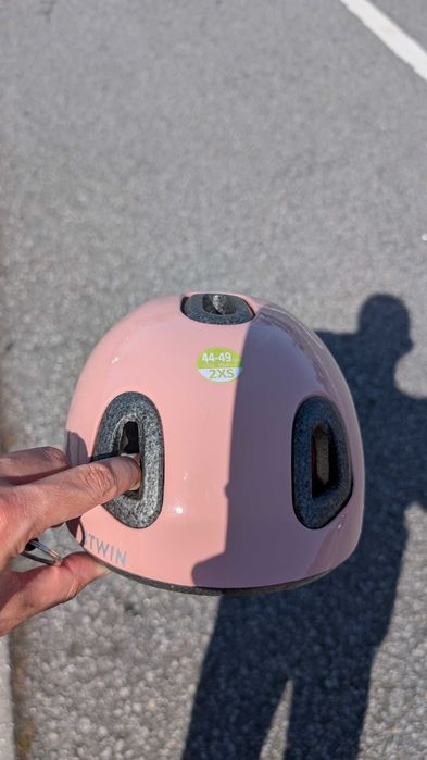 BTWIN Capacete de Ciclismo Bebé 500 Rosa