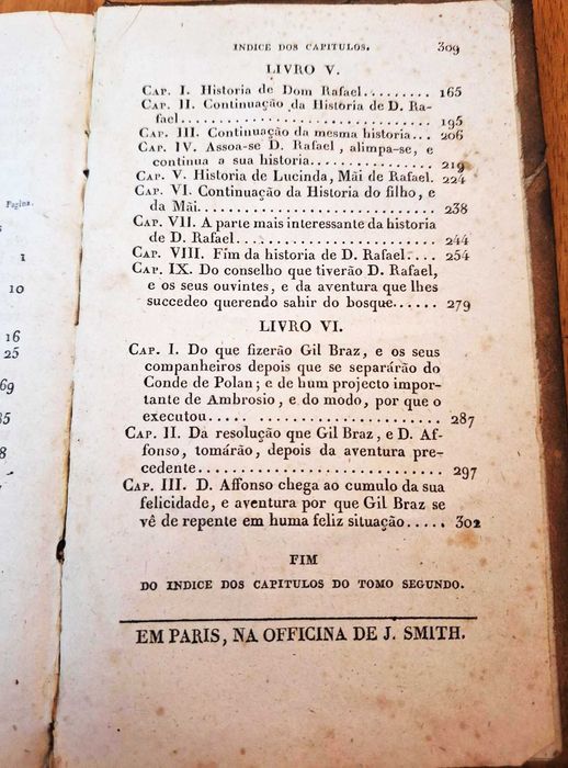 História de Gil Braz de Santilhana, Tomo II, de 1819